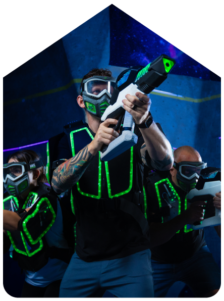 Colorful game moment